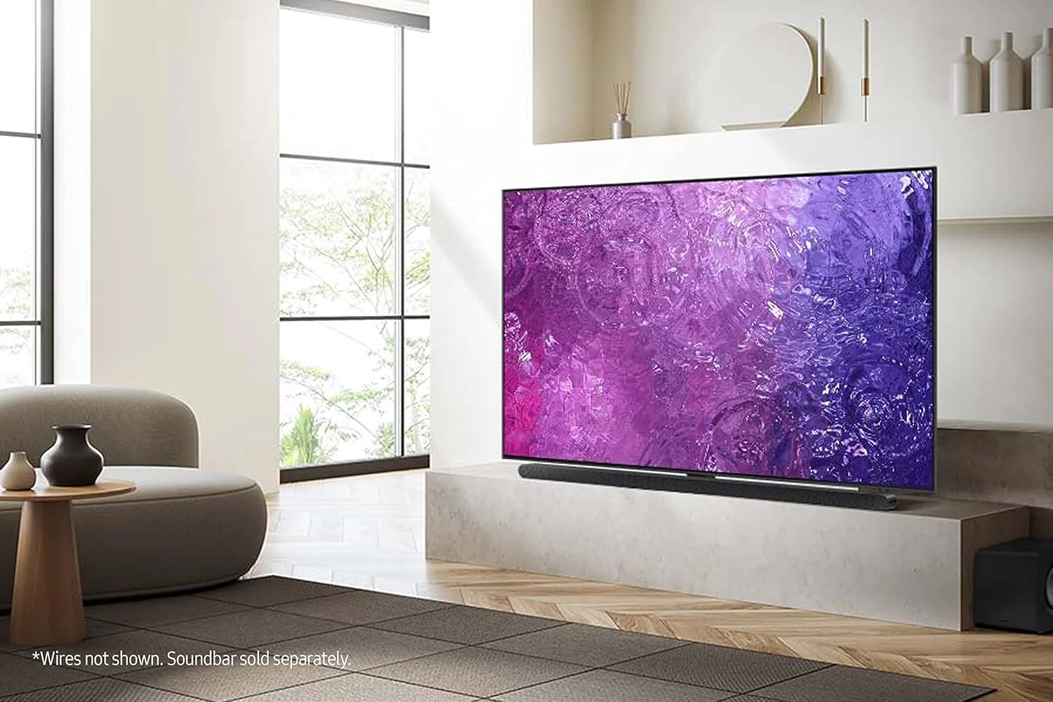 تلویزیون هوشمند 50 اینچی سامسونگ QN90C 4K Neo QLED HDR (مدل 2023) - تلویزیون گیمینگ حرفه ای با نرخ تازه سازی 144 هرتز، صدای Dolby Atmos Object Tracking، دارای Alexa و صفحه نمایش ضد انعکاس، حجم رنگ 100% تلویزیون هوشمند 50 اینچی سامسونگ QN90C 4K Neo QLED HDR (مدل 2023) - تلویزیون گیمینگ حرفه ای با نرخ تازه سازی 144 هرتز، صدای Dolby Atmos Object Tracking، دارای Alexa و صفحه نمایش ضد انعکاس، حجم رنگ 100%