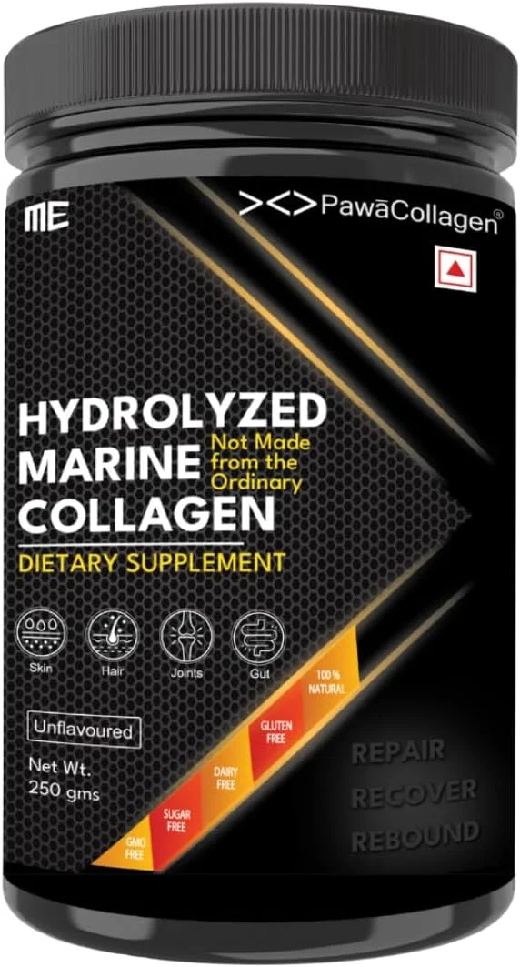 پودر کلاژن هیدرولیز شده فرانسوی (پپتید) برای پوست، مفاصل و استخوان ها، مو و ناخن، مکمل غذایی پروتئینی (شیشه)