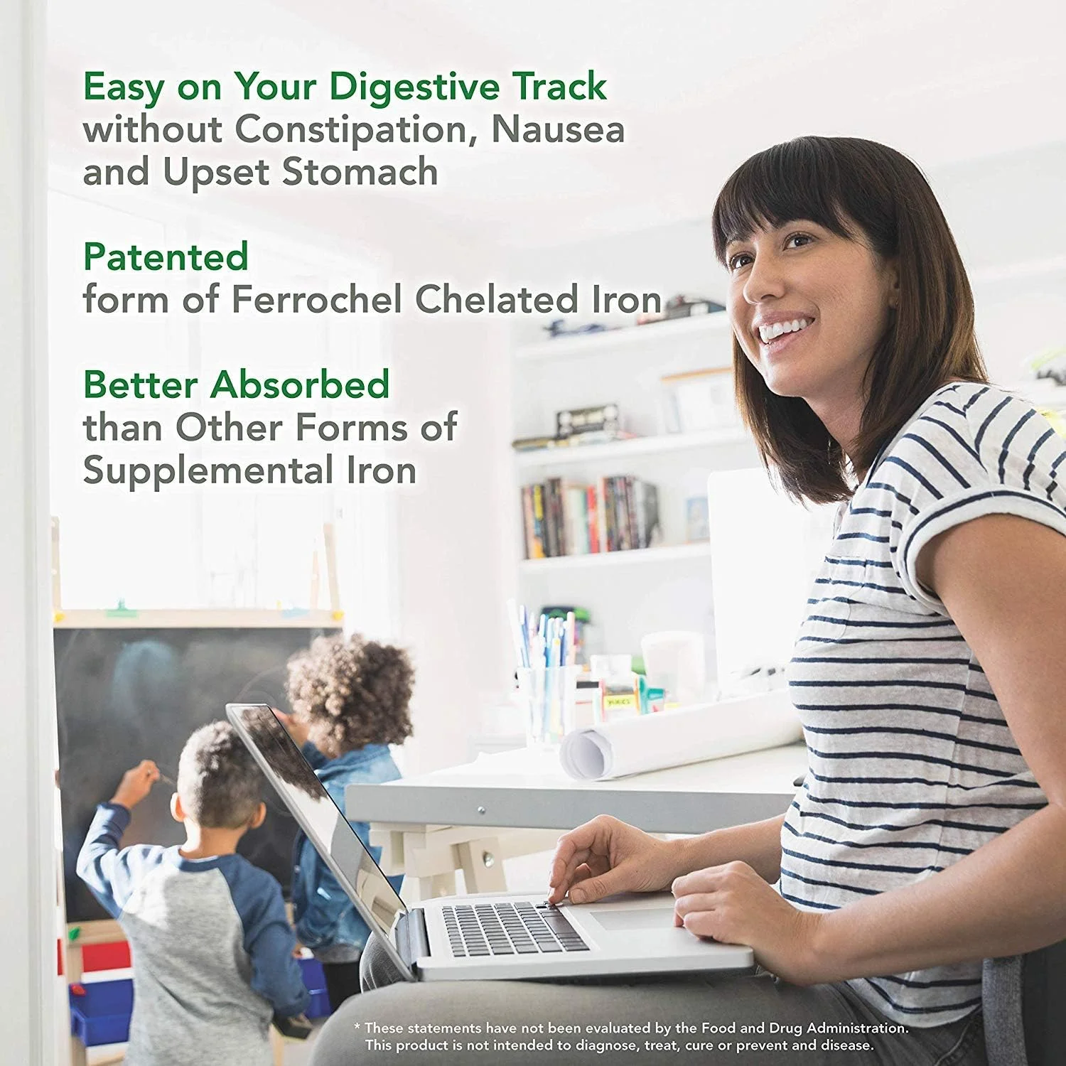 مکمل آهن گیاهی پلنت فیوژن، 25 میلی گرم | جذب بالا و ملایم بر معده، گیاهی، فاقد گلوتن و سویا، مکمل غذایی، تامین 3 ماهه، 90 کپسول گیاهی