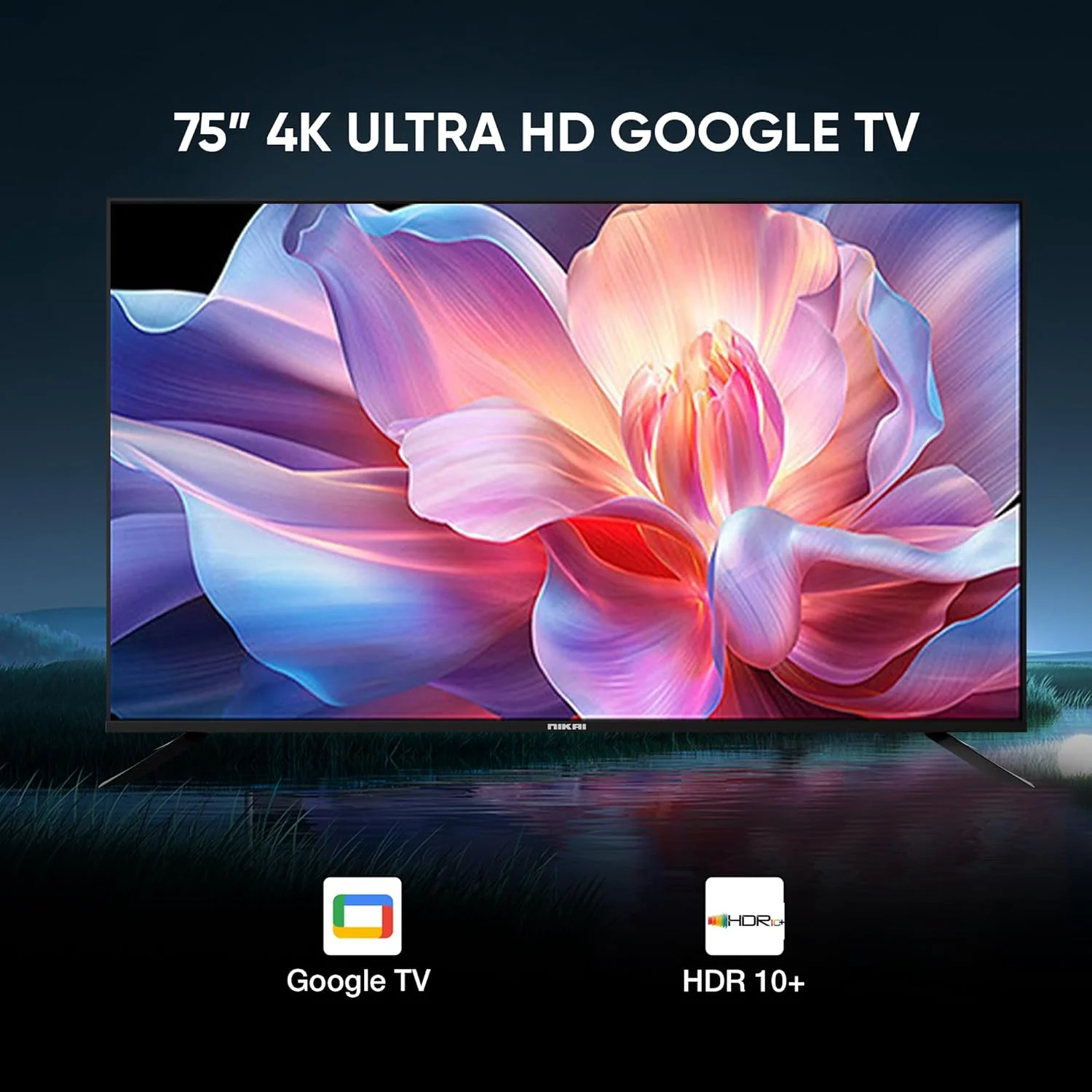 تلویزیون هوشمند 75 اینچ نیکای 4K Ultra HD Google TV، کنترل صوتی بدون دست، گیم مستر، Dolby Vision + Atmos، اتصال آسان با دستگاه های اندروید و اپل - مدل 75NIKGOOGLE (2025) تلویزیون هوشمند 75 اینچ نیکای 4K Ultra HD Google TV، کنترل صوتی بدون دست، گیم مستر، Dolby Vision + Atmos، اتصال آسان با دستگاه های اندروید و اپل - مدل 75NIKGOOGLE (2025)