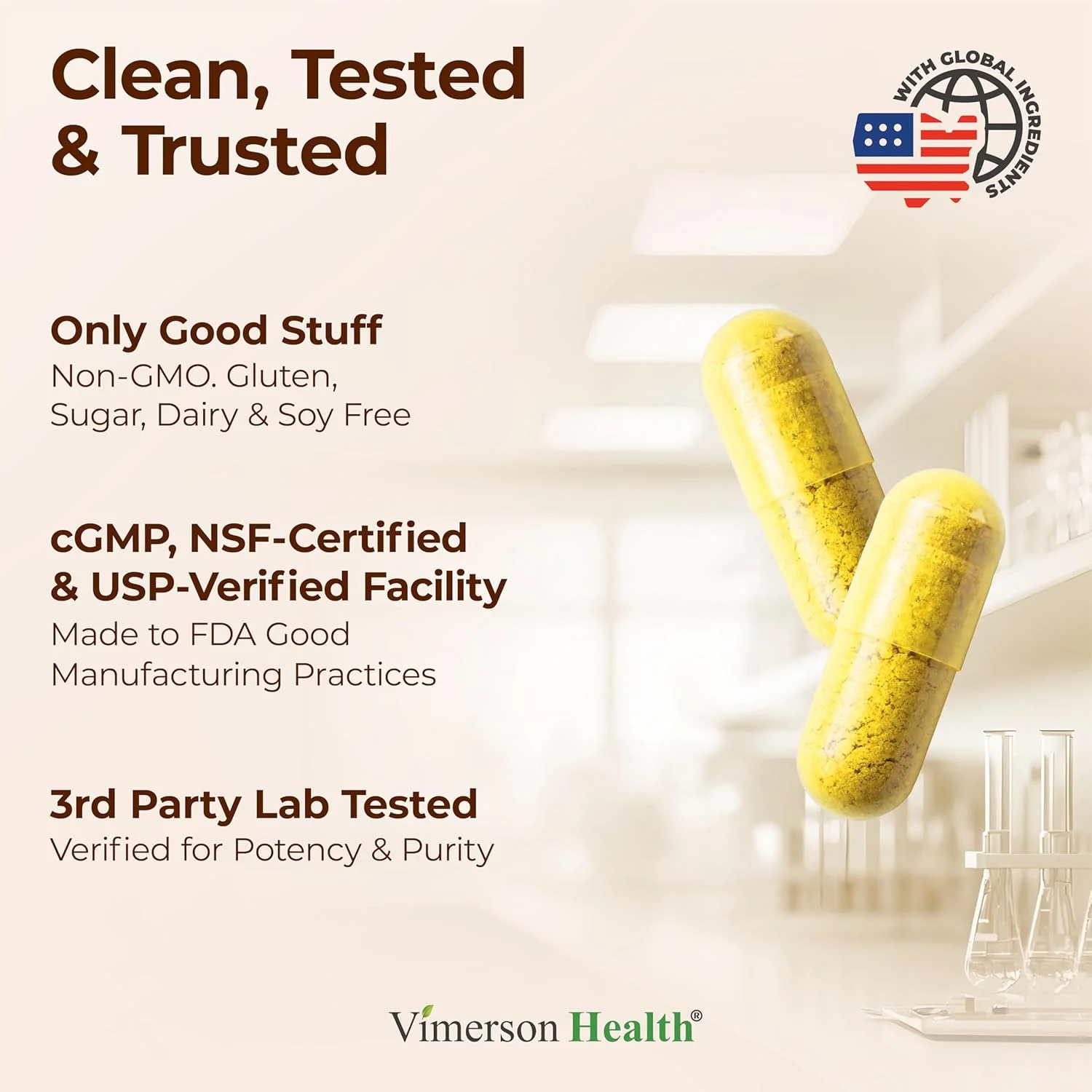 زردچوبه کورکومین و برگ مورینگا اولیفرا - 95% کورکومینوئیدها و فلفل سیاه BioPerine - مکمل غذایی برای پشتیبانی از مفاصل، هضم و انرژی. فاقد گلوتن، GMO، لبنیات و سویا. 60 کپسول گیاهی