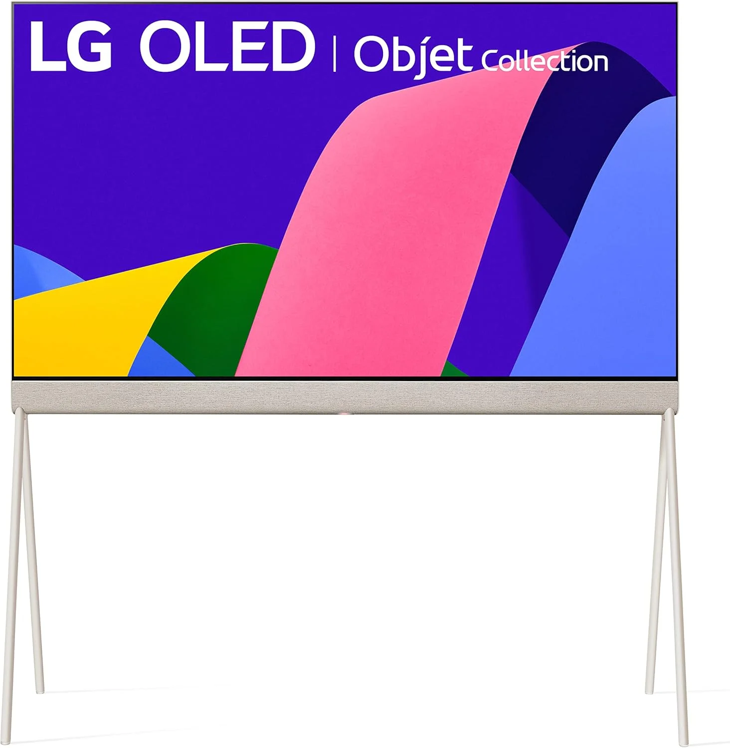 تلویزیون هوشمند 55 اینچی LG OLED سری Objet Collection Posé مدل 55LX1QPUA.AUS، 2022 - تلویزیون 4K مجهز به هوش مصنوعی، Alexa داخلی، نسخه بین المللی مشکی