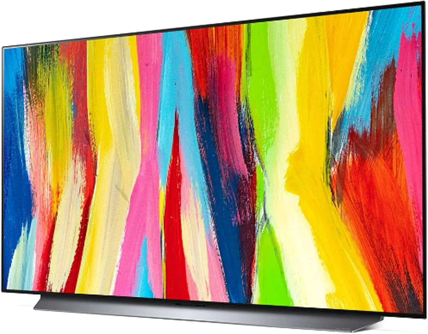 تلویزیون هوشمند 83 اینچ LG OLED سری C2، طراحی سینمایی صفحه نمایش، کیفیت 4K، سینما HDR، WebOS AI ThinQ، Pixel Dimming، مشکی، OLED83C26LA-AMAG