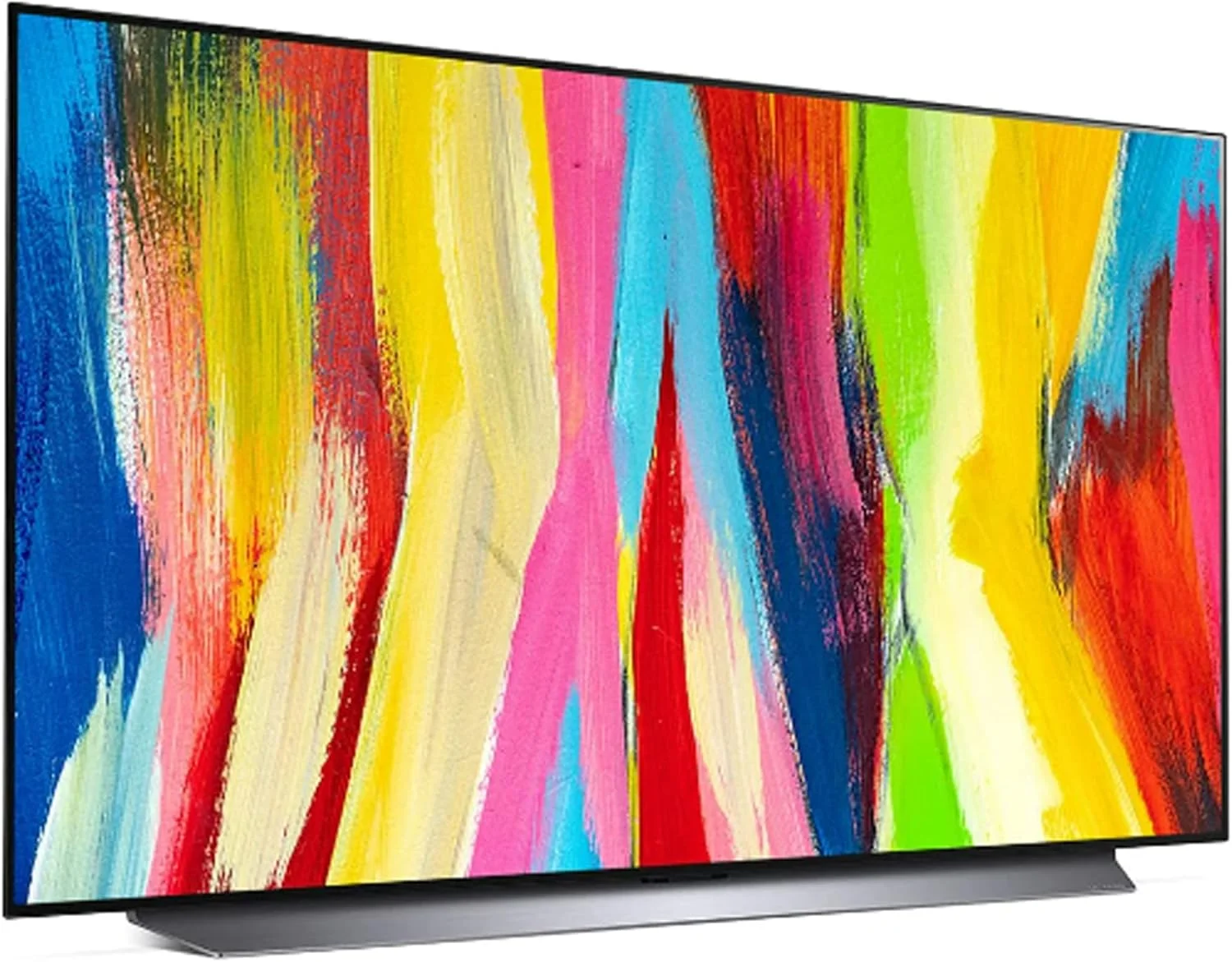 تلویزیون هوشمند 83 اینچ LG OLED سری C2، طراحی سینمایی صفحه نمایش، کیفیت 4K، سینما HDR، WebOS AI ThinQ، Pixel Dimming، مشکی، OLED83C26LA-AMAG