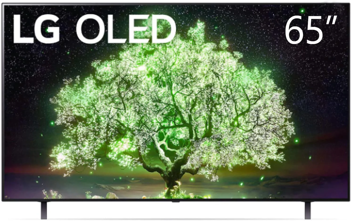 تلویزیون 65 اینچ ال جی OLED با طراحی صفحه سینما، کیفیت 4K Cinema HDR، سیستم عامل هوشمند WebOS با هوش مصنوعی ThinQ و فناوری Pixel Dimming - مدل OLED65A1PVA (مدل 2021)