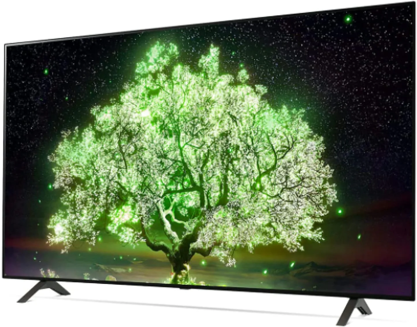 تلویزیون 65 اینچ ال جی OLED با طراحی صفحه سینما، کیفیت 4K Cinema HDR، سیستم عامل هوشمند WebOS با هوش مصنوعی ThinQ و فناوری Pixel Dimming - مدل OLED65A1PVA (مدل 2021)