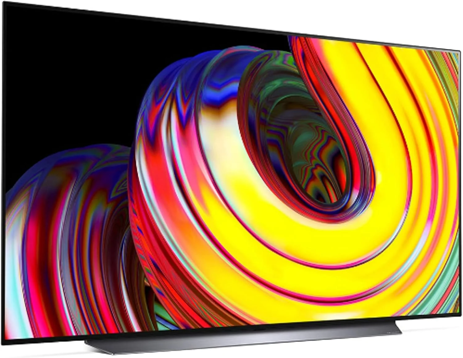 تلویزیون هوشمند 65 اینچ ال جی OLED با طراحی صفحه سینما، کیفیت 4K Cinema HDR، سیستم عامل WebOS، هوش مصنوعی ThinQ و فناوری Pixel Dimming - مدل OLED65CS6LA-AMAE