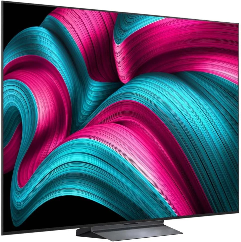 تلویزیون هوشمند 4K ال‌جی OLED77C56 با نرخ تازه‌سازی 144 هرتز، فناوری OLED evo و هوش مصنوعی، سایز 77 اینچ