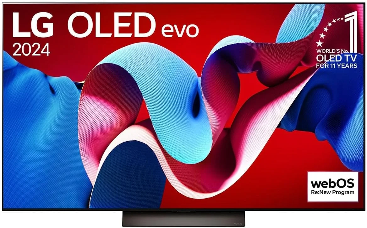 تلویزیون هوشمند 55 اینچ LG OLED evo C4 4K با ریموت جادویی AI، Dolby Vision و webOS24 مدل 2024 - مشکی