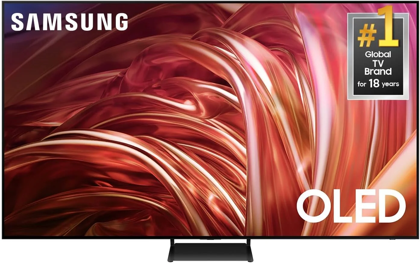 تلویزیون هوشمند 55 اینچی سامسونگ OLED 4K سری S85D با HDR، Dolby Atmos، Object Tracking Sound Lite، طراحی Contour، Motion Xcelerator مدل 2024 - نسخه بین المللی (بازسازی شده)