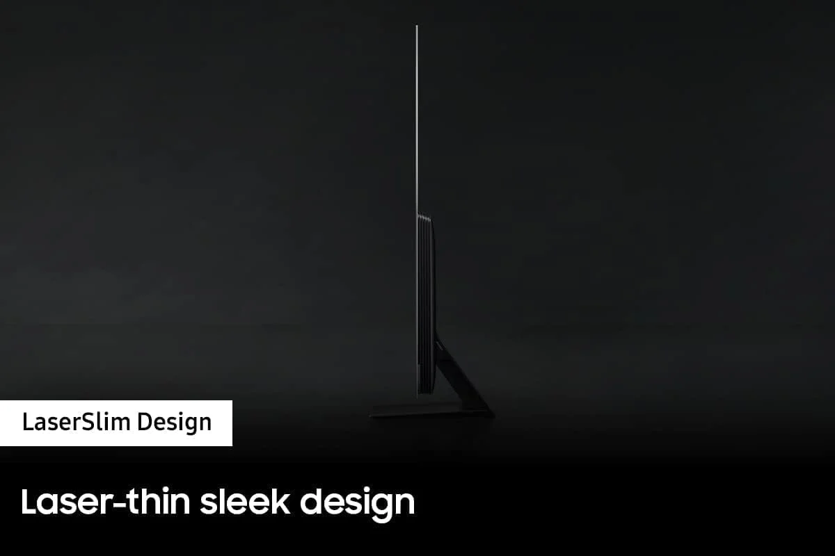 تلویزیون هوشمند 55 اینچی سامسونگ مدل S95B سری Quantum HDR Dolby Atmos با طراحی باریک لیزری و Alexa داخلی، مدل 2022 - 55S95B - نسخه بین المللی (بازسازی شده)