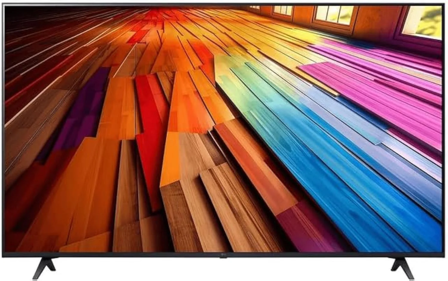 تلویزیون هوشمند 55 اینچ ال جی مدل Uhd Ut80 4K با ریموت جادویی Ai، فناوری Hdr10 و سیستم عامل Webos24 مدل 2024 55Ut80006La.Amve مشکی