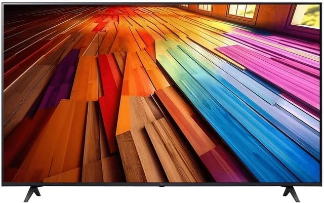 تلویزیون هوشمند 65 اینچ ال جی مدل Uhd Ut80 4K با ریموت جادویی Ai، فناوری Hdr10 و سیستم عامل Webos24 سال 2024 مدل 65Ut80006La.Amve رنگ مشکی