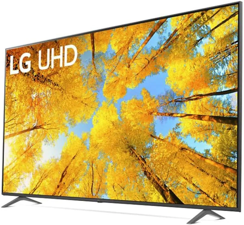 تلویزیون هوشمند 86 اینچی ال‌جی مدل UQ7590 با کیفیت UHD، مدل 86UQ7590PUD، سال 2022 - مجهز به هوش مصنوعی 4K، دارای الکسا، رنگ خاکستری