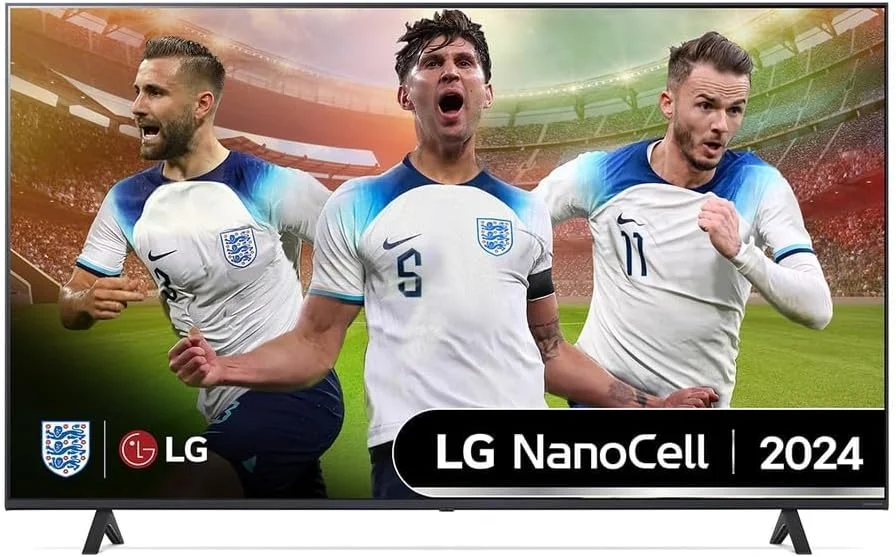 تلویزیون هوشمند 55 اینچ ال جی Nanocell Nano81 4K با ریموت جادویی هوش مصنوعی Hdr10 Webos24 مدل 2024 55Nano81T6A.Amve مشکی