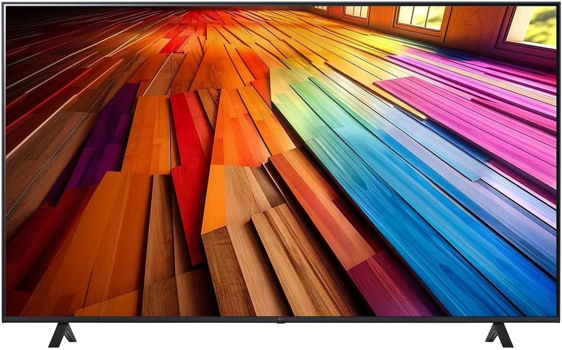 تلویزیون هوشمند 75 اینچ ال جی مدل Uhd Ut80 4K با ریموت جادویی Ai، Hdr10 و Webos24 مدل 2024 75Ut80006La.Amve مشکی