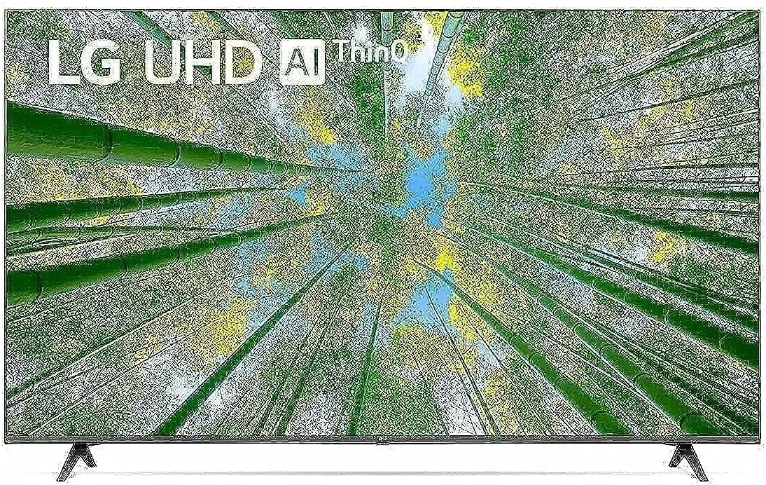 تلویزیون ال جی UHD 4K سایز 50 اینچ سری UQ8000، طراحی سینما اسکرین 4K Active HDR WebOS Smart AI ThinQ - مدل 50UQ80006LD (جدید 2022)