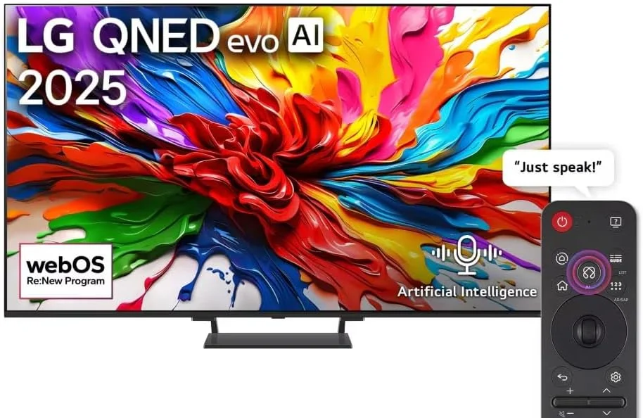 تلویزیون هوشمند 4K ال جی 85QNED93A QNED evo AI با نرخ نوسازی 144 هرتز، سایز 85 اینچ تلویزیون هوشمند 4K ال جی 85QNED93A QNED evo AI با نرخ نوسازی 144 هرتز، سایز 85 اینچ