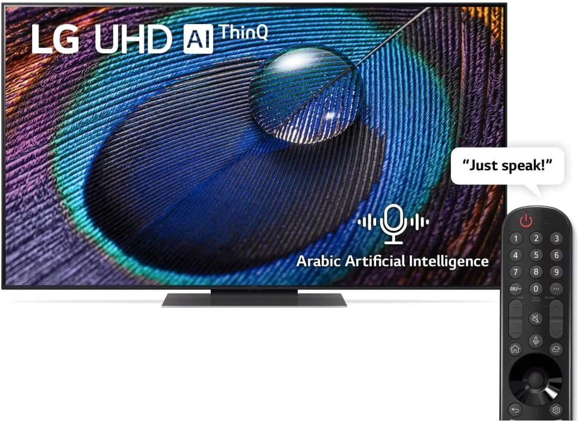 تلویزیون هوشمند 4K ال‌جی UHD UR91 سایز 75 اینچ مدل 75UR91006LB.AMAE سال 2023