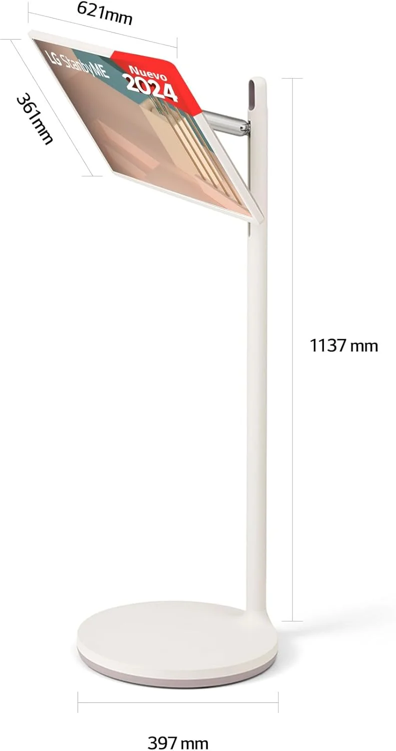 تلویزیون ال جی الکترونیکس مدل StanbyME 27ART10 با صفحه نمایش لمسی 68 سانتی‌متری (27 اینچ)، نرخ نوسازی 60 هرتز، باتری داخلی و اپلیکیشن‌های استریم