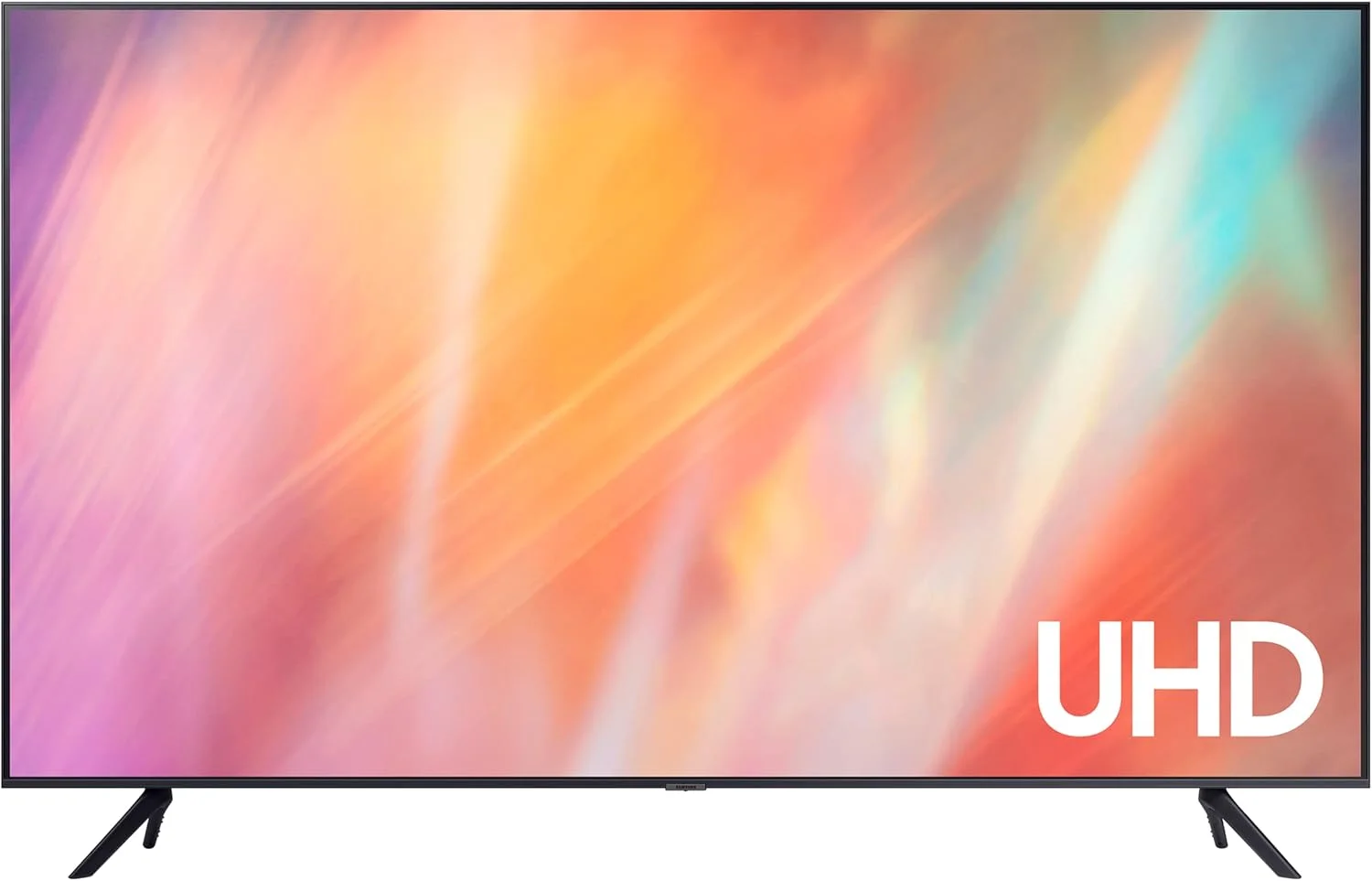 تلویزیون 43 اینچ سامسونگ UHD 4K پردازنده باریک با گیرنده داخلی - UA43AU7000UXZN (مدل 2021)