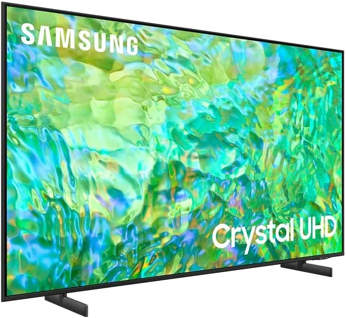 تلویزیون 55 اینچ سامسونگ پردازنده کریستال 4K LED UA55CU8000UXEG، نسخه جدید - مشکی، بلوتوث، وای فای، HDMI