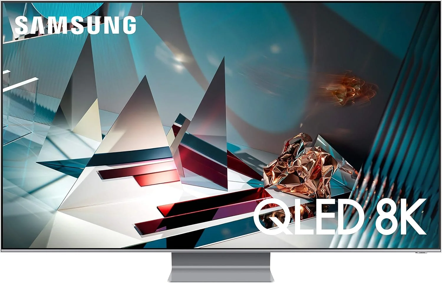 تلویزیون هوشمند 65 اینچی سامسونگ Q800T QLED 8K (مدل 2020)، نقره ای کسوفی، QA65Q800TAUXZN (بازسازی شده) تلویزیون هوشمند 65 اینچی سامسونگ Q800T QLED 8K (مدل 2020)، نقره ای کسوفی، QA65Q800TAUXZN (بازسازی شده)