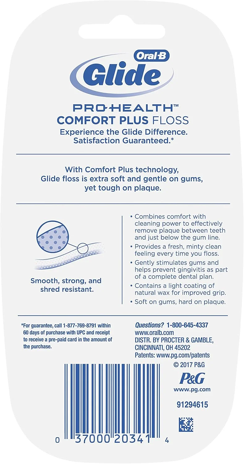 نخ دندان Oral-B، Glide، Pro-Health، Comfort Plus، نعنایی، 2 عددی، 40 متر نخ دندان Oral-B، Glide، Pro-Health، Comfort Plus، نعنایی، 2 عددی، 40 متر