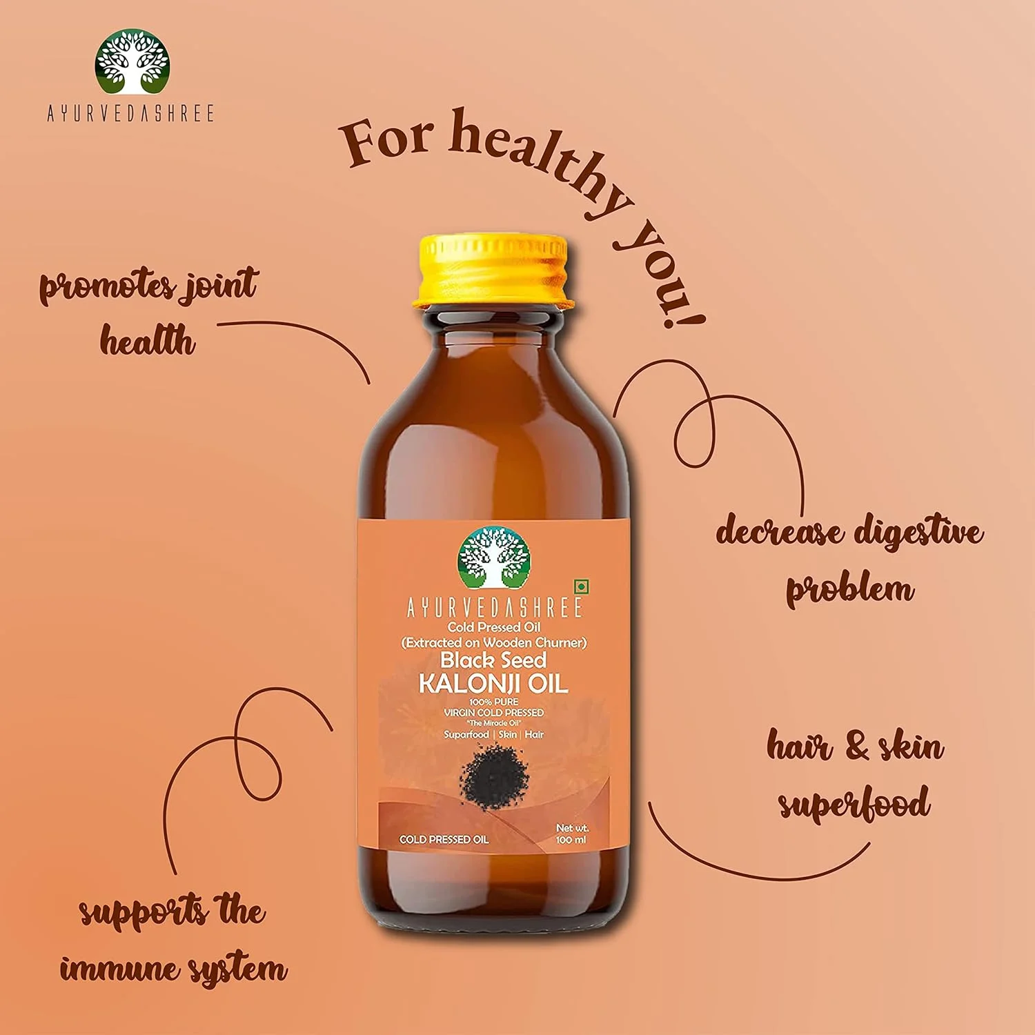 روغن دانه سیاه پرس سرد، امگا 3 6 9 | فوق العاده آنتی اکسیدان و پشتیبانی از سیستم ایمنی، مفاصل، هضم، مو و پوست، 100 میلی لیتر، استخراج شده با دستگاه چوبی، بدون GMO، فرآوری نشده، تصفیه نشده روغن دانه سیاه پرس سرد، امگا 3 6 9 | فوق العاده آنتی اکسیدان و پشتیبانی از سیستم ایمنی، مفاصل، هضم، مو و پوست، 100 میلی لیتر، استخراج شده با دستگاه چوبی، بدون GMO، فرآوری نشده، تصفیه نشده