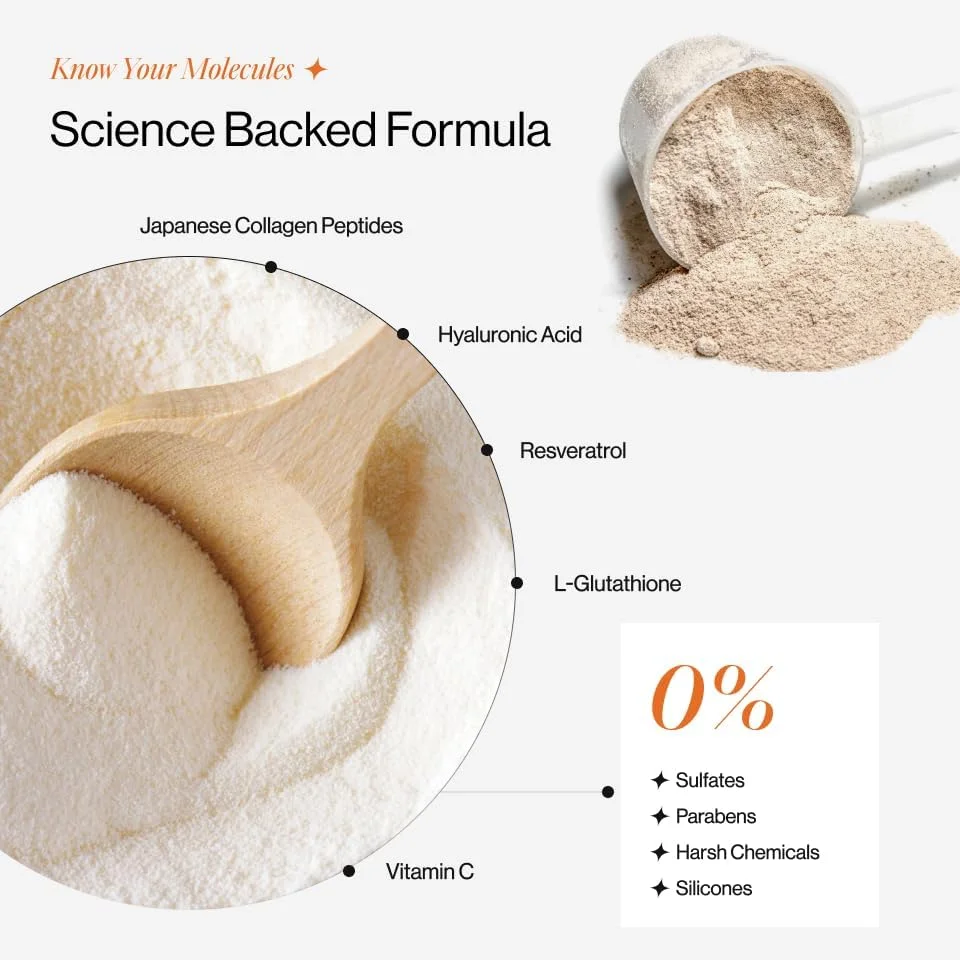 پودر کلاژن دریایی پیشرفته بیوتی وایز - 8000 میلی گرم پپتیدهای کلاژن ژاپنی | مکمل درخشش پوست، مو و ناخن | گلوتاتیون، رزوراترول، اسید هیالورونیک و ویتامین | (انبه هلو 200 گرم) پودر کلاژن دریایی پیشرفته بیوتی وایز - 8000 میلی گرم پپتیدهای کلاژن ژاپنی | مکمل درخشش پوست، مو و ناخن | گلوتاتیون، رزوراترول، اسید هیالورونیک و ویتامین | (انبه هلو 200 گرم)