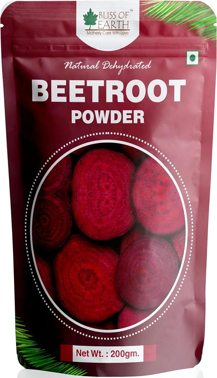 پودر چغندر قرمز ارگانیک Bliss of Earth، پودر آب چغندر برای نوشیدنی های با طراوت، چغندر سوپرفود برای لب، مو و پوست، پودر چکندار برای فشار خون - بسته 2 عددی 200 گرمی پودر چغندر قرمز ارگانیک Bliss of Earth، پودر آب چغندر برای نوشیدنی های با طراوت، چغندر سوپرفود برای لب، مو و پوست، پودر چکندار برای فشار خون - بسته 2 عددی 200 گرمی