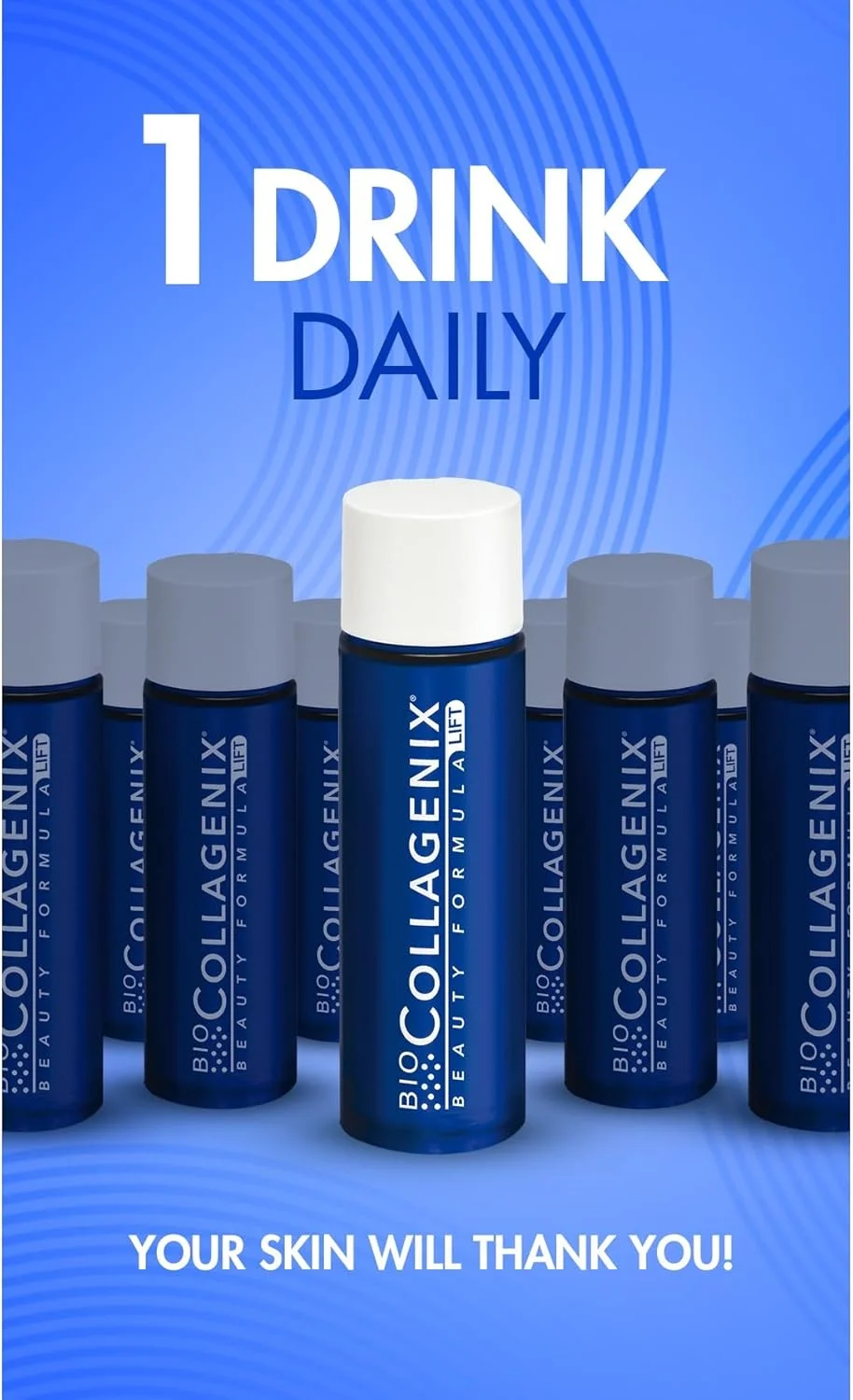 نوشیدنی کلاژن بایوکلاژنیکس، 30 میلی لیتر (10 عدد) - فرمول ضد پیری با آنتی اکسیدان ها، ویتامین C، روی و مس، کاهش دهنده چین و چروک، آبرسان و بهبود دهنده رنگ پوست، پشتیبانی از خاصیت ارتجاعی، مبارزه با استرس اکسیداتیو