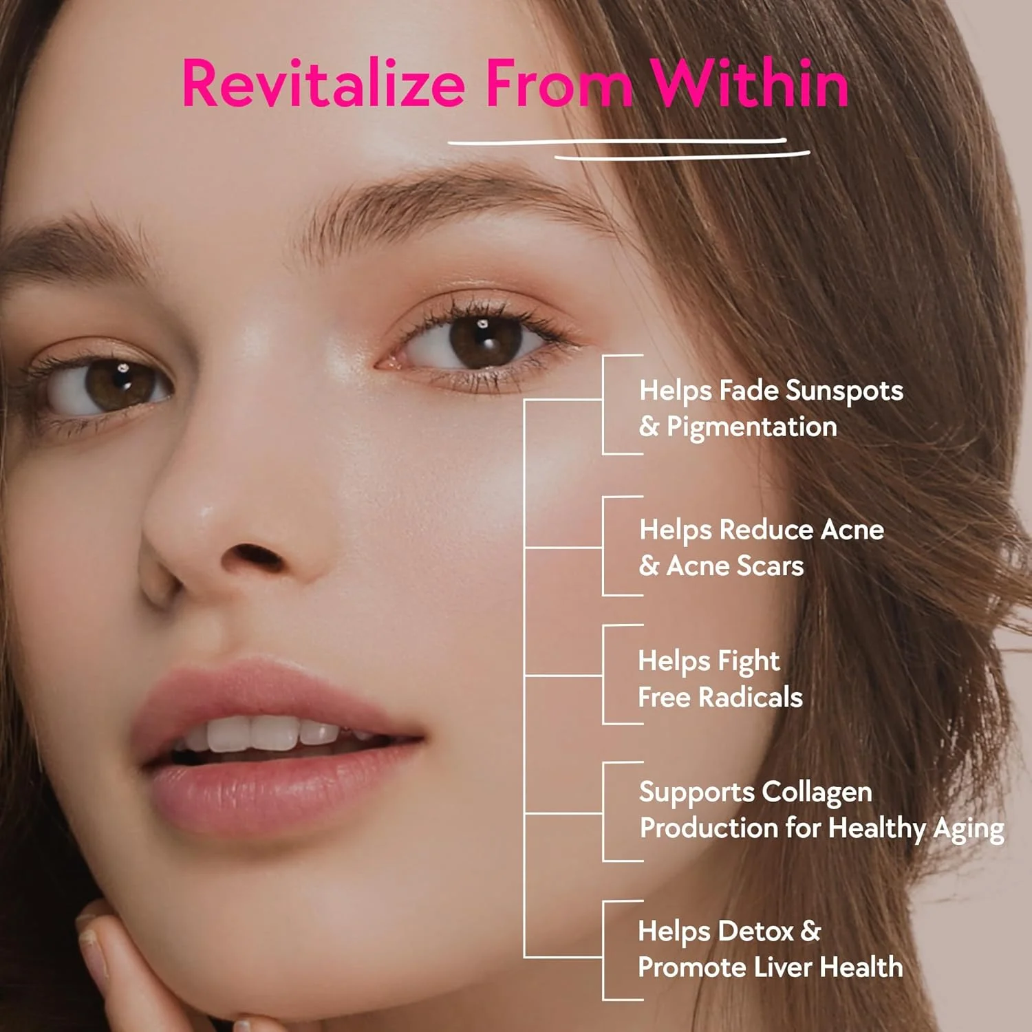 قرص جوشان Chicnutrix Glow - گلوتاتیون ژاپنی و آنتی اکسیدان ویتامین C برای پوست شفاف و درخشان، بدون شکر، طعم لیمو توت فرنگی، 20 عدد (بسته 1 عددی)