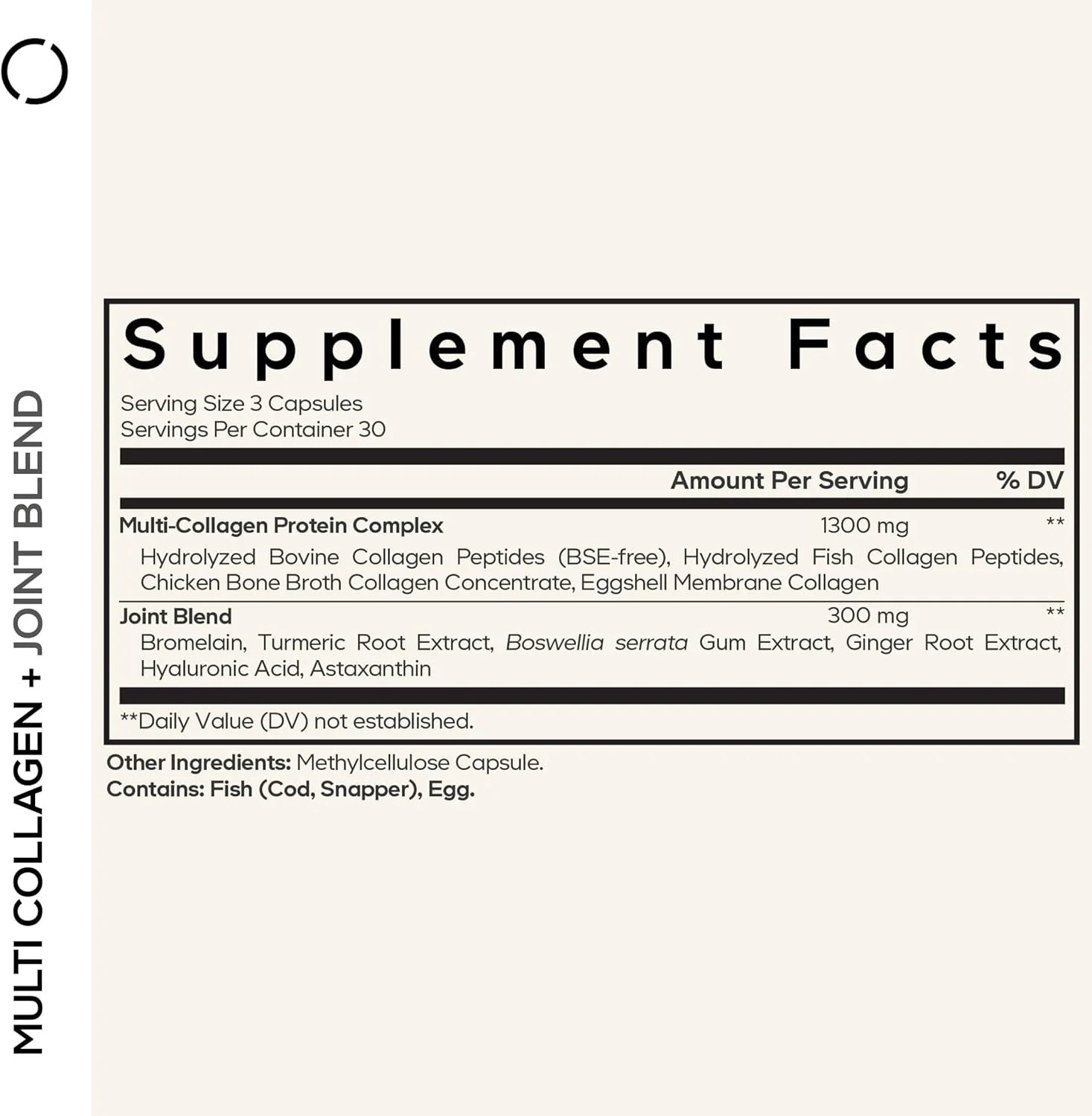 مکمل پروتئین کلاژن چندگانه Codeage + ترکیب مفصلی، آستاگزانتین، بروملین، بوسولیا و زردچوبه، اسید هیالورونیک با پپتیدهای هیدرولیز شده کلاژن نوع I، II، III، V، X همه در یک، 90 کپسول مکمل پروتئین کلاژن چندگانه Codeage + ترکیب مفصلی، آستاگزانتین، بروملین، بوسولیا و زردچوبه، اسید هیالورونیک با پپتیدهای هیدرولیز شده کلاژن نوع I، II، III، V، X همه در یک، 90 کپسول