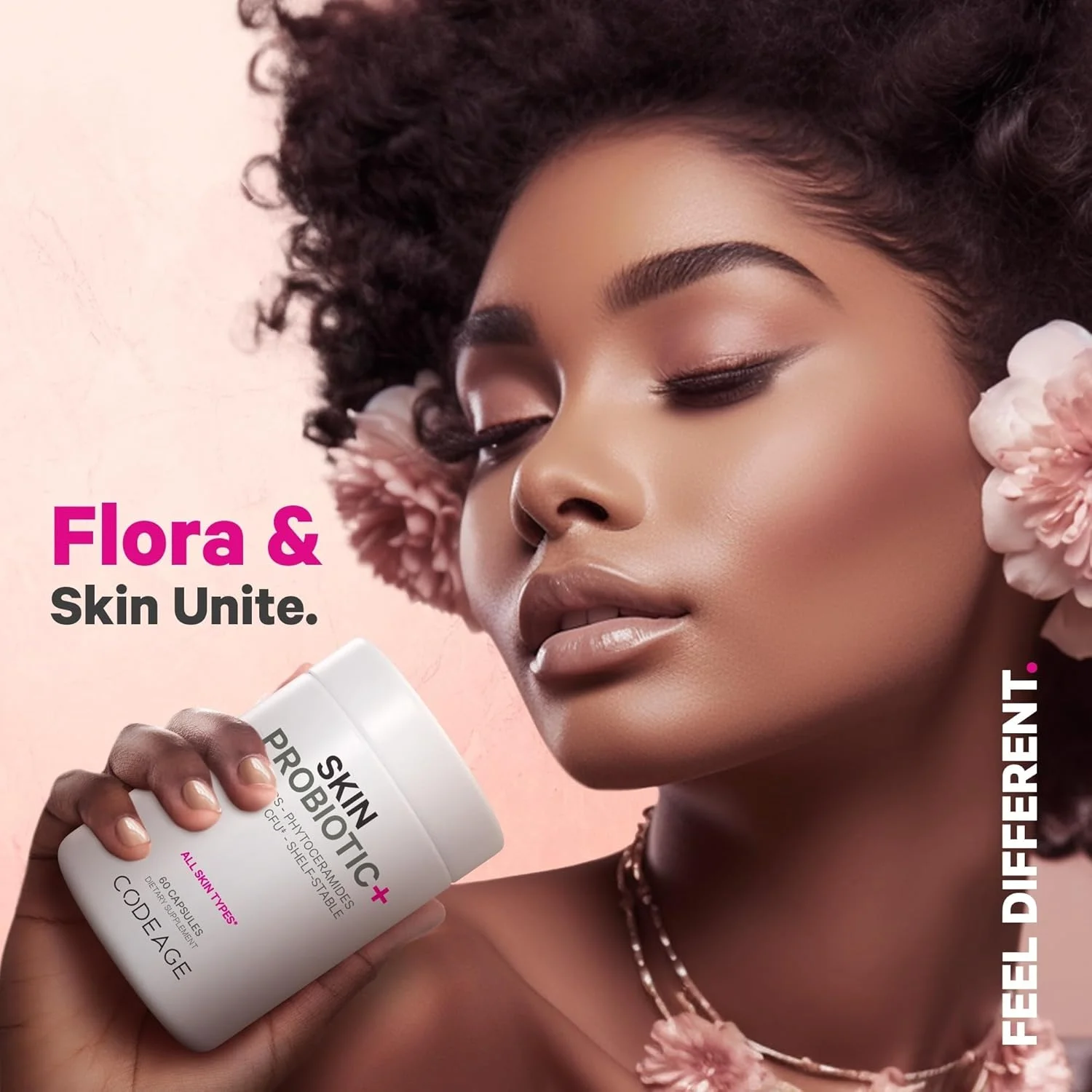 کپسول پروبیوتیک و پریبیوتیک پوست Codeage - مکمل روتین مراقبت از پوست - 50 میلیارد CFU - گیاهان دارویی آیورودا - پروبیوتیک صورت - پایدار در دمای اتاق، غیر GMO، وگان - 60 عدد کپسول پروبیوتیک و پریبیوتیک پوست Codeage - مکمل روتین مراقبت از پوست - 50 میلیارد CFU - گیاهان دارویی آیورودا - پروبیوتیک صورت - پایدار در دمای اتاق، غیر GMO، وگان - 60 عدد