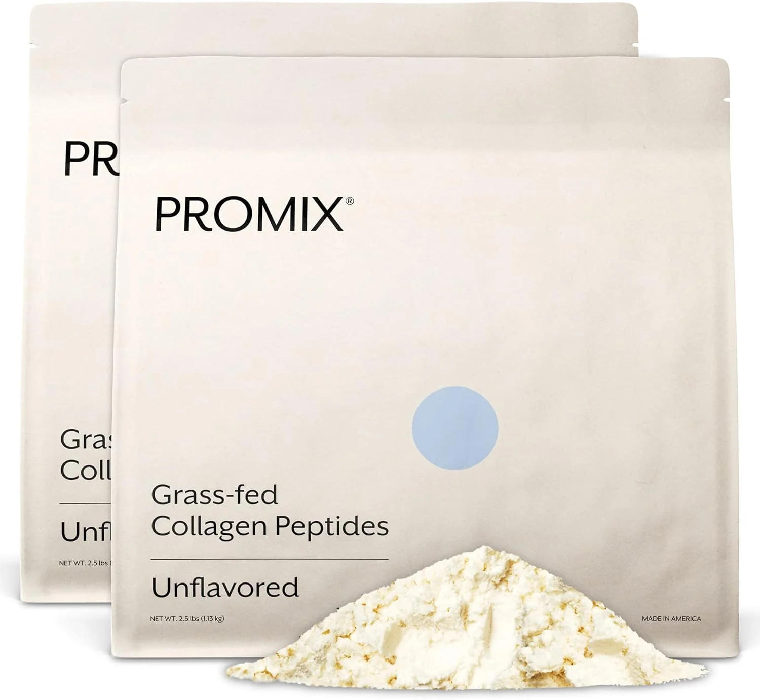 پودر پروتئین پپتیدهای کلاژن PROMIX، هیدرولیز شده از علفزار | بدون طعم، 2.5 پوند | کتو، غیر GMO، بدون گلوتن، طبیعی، ارگانیک، هیدرولیز شده | برای پوست، استخوان ها، مو و مفاصل سالم پودر پروتئین پپتیدهای کلاژن PROMIX، هیدرولیز شده از علفزار | بدون طعم، 2.5 پوند | کتو، غیر GMO، بدون گلوتن، طبیعی، ارگانیک، هیدرولیز شده | برای پوست، استخوان ها، مو و مفاصل سالم