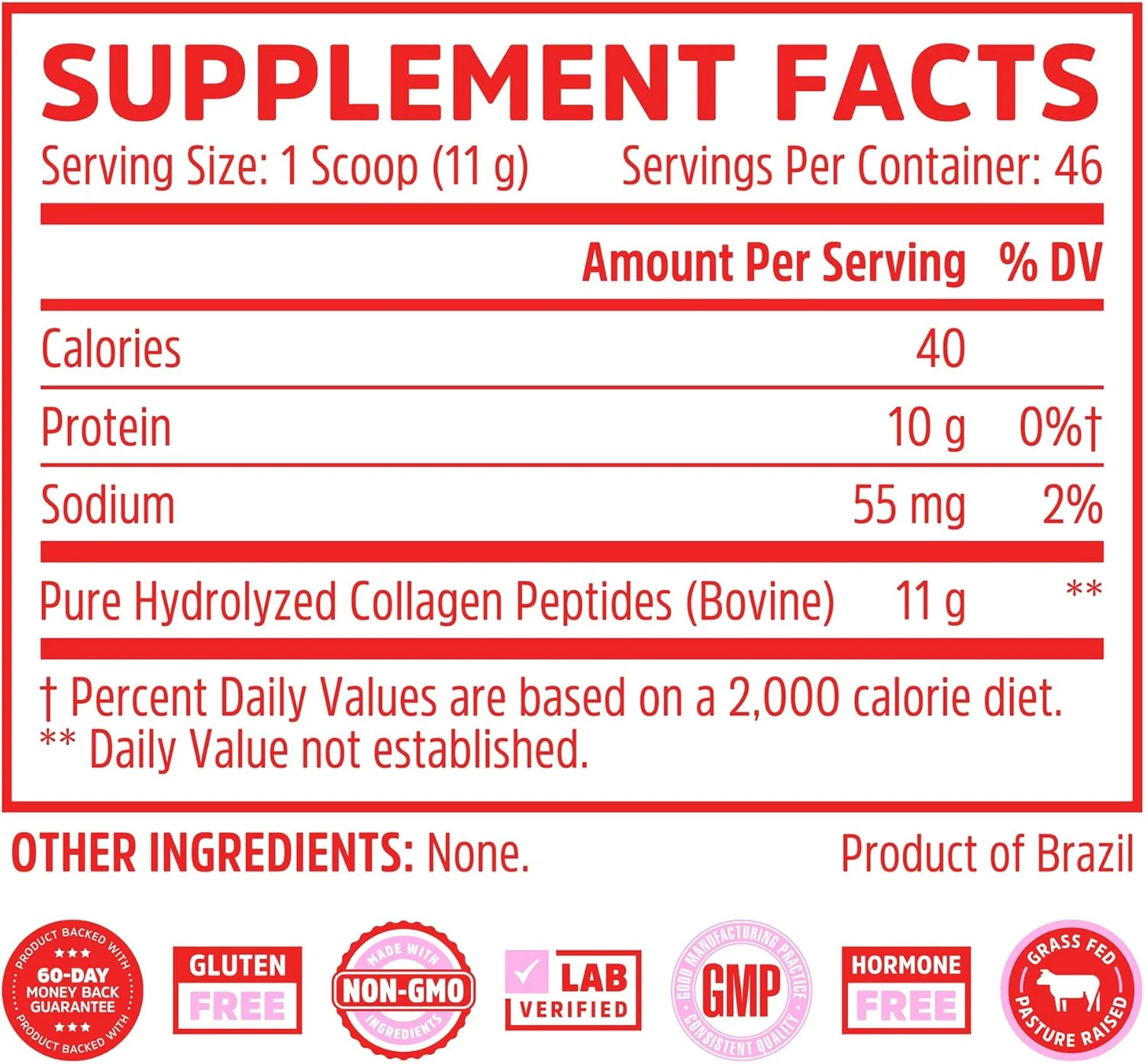 پودر پروتئین کلاژن پپتید هیدرولیز شده 510 گرم - مکمل برای پشتیبانی از مفاصل و استخوان های حیاتی، پوست درخشان، مو و ناخن های قوی، سلامت دستگاه گوارش - بدون طعم، بدون هورمون، تغذیه شده با علف و پرورش یافته در مراتع پودر پروتئین کلاژن پپتید هیدرولیز شده 510 گرم - مکمل برای پشتیبانی از مفاصل و استخوان های حیاتی، پوست درخشان، مو و ناخن های قوی، سلامت دستگاه گوارش - بدون طعم، بدون هورمون، تغذیه شده با علف و پرورش یافته در مراتع