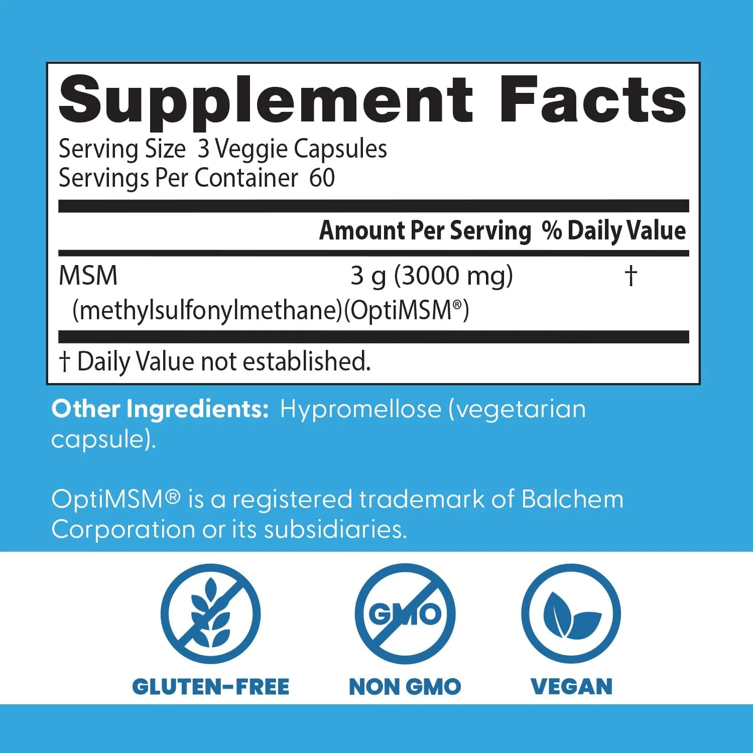 دکترز بست MSM با OptiMSM، پشتیبانی از مفاصل، سیستم ایمنی، آنتی اکسیدان و نقش پروتئین سازی، غیر GMO، بدون گلوتن، 1000 میلی گرم، 180 کپسول گیاهی دکترز بست MSM با OptiMSM، پشتیبانی از مفاصل، سیستم ایمنی، آنتی اکسیدان و نقش پروتئین سازی، غیر GMO، بدون گلوتن، 1000 میلی گرم، 180 کپسول گیاهی