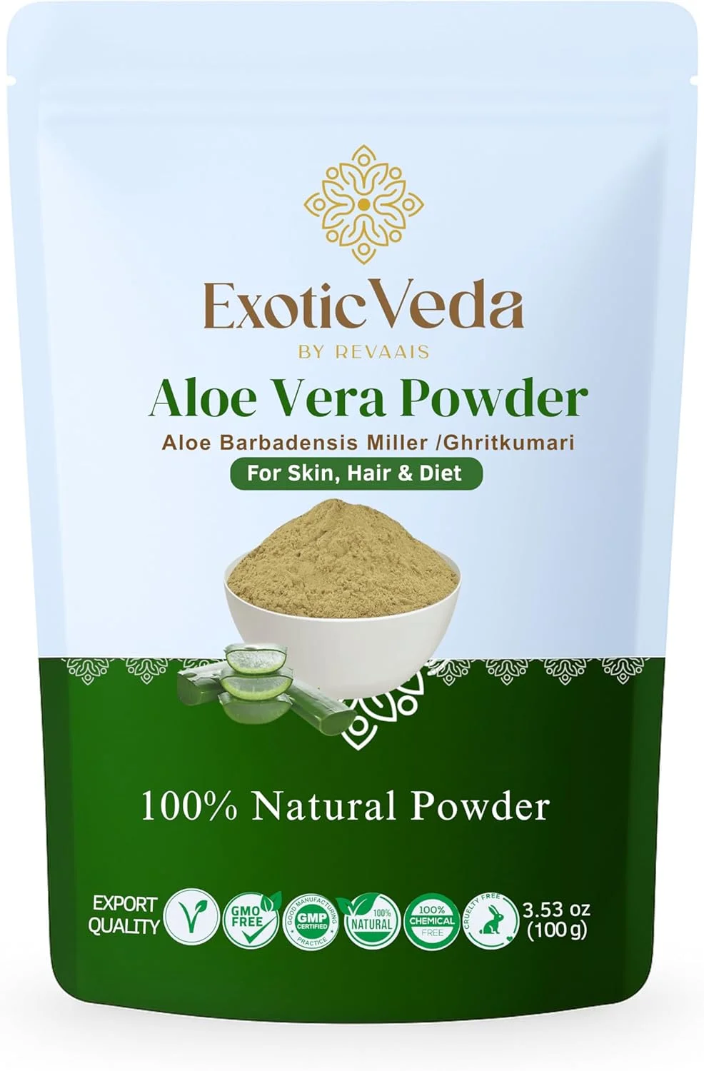 پودر آلوئه ورا ارگانیک - پودر آلوئه ممتاز برای مراقبت از مو، پوست و ماسک صورت - آب آلوئه ورا خالص، پودر آملا و پودر چریش برای رشد مو پودر آلوئه ورا ارگانیک - پودر آلوئه ممتاز برای مراقبت از مو، پوست و ماسک صورت - آب آلوئه ورا خالص، پودر آملا و پودر چریش برای رشد مو