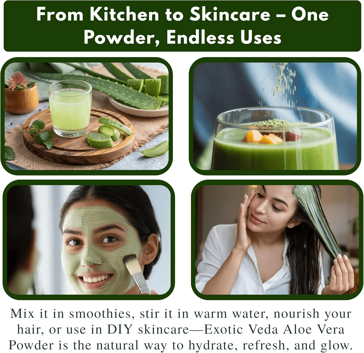 پودر آلوئه ورا ارگانیک - پودر آلوئه ممتاز برای مراقبت از مو، پوست و ماسک صورت - آب آلوئه ورا خالص، پودر آملا و پودر چریش برای رشد مو پودر آلوئه ورا ارگانیک - پودر آلوئه ممتاز برای مراقبت از مو، پوست و ماسک صورت - آب آلوئه ورا خالص، پودر آملا و پودر چریش برای رشد مو