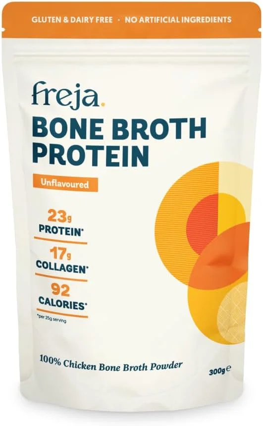 پودر آب قلم فرجا | پودر کلاژن و پروتئین 100% طبیعی | مرغ آزاد | آمینو اسیدها و مواد معدنی | تغذیه برای روده، مفاصل، پوست، مو و ناخن سالم | 300 گرم (15 وعده) پودر آب قلم فرجا | پودر کلاژن و پروتئین 100% طبیعی | مرغ آزاد | آمینو اسیدها و مواد معدنی | تغذیه برای روده، مفاصل، پوست، مو و ناخن سالم | 300 گرم (15 وعده)