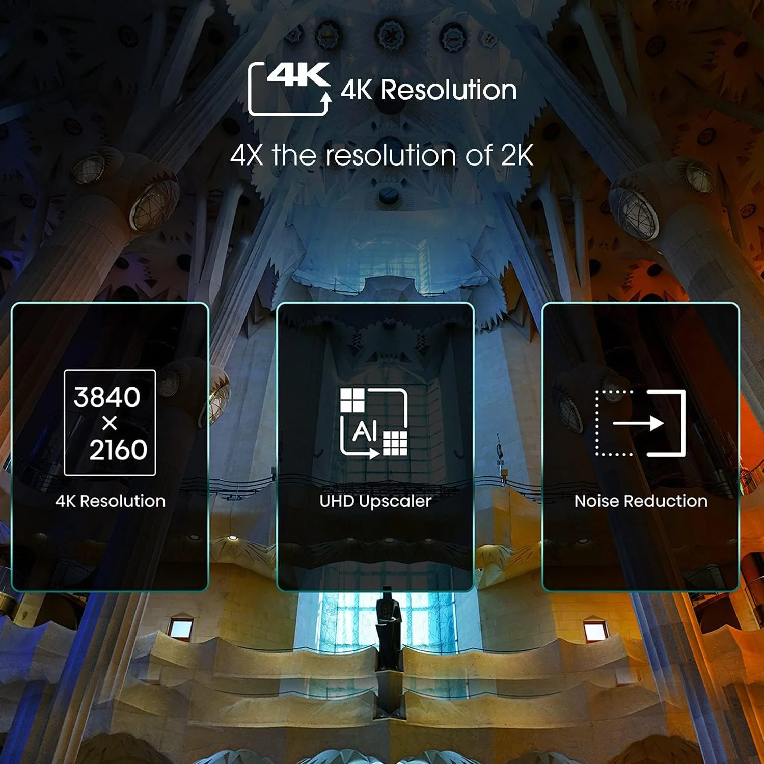 تلویزیون 65 اینچ هایسنس UHD هوشمند HDR 10/HLG وای فای (2.4GHZ) بلوتوث 5.0 DLNA HDCP نسخه H.265 مدل 65A6GE (مدل 2021)