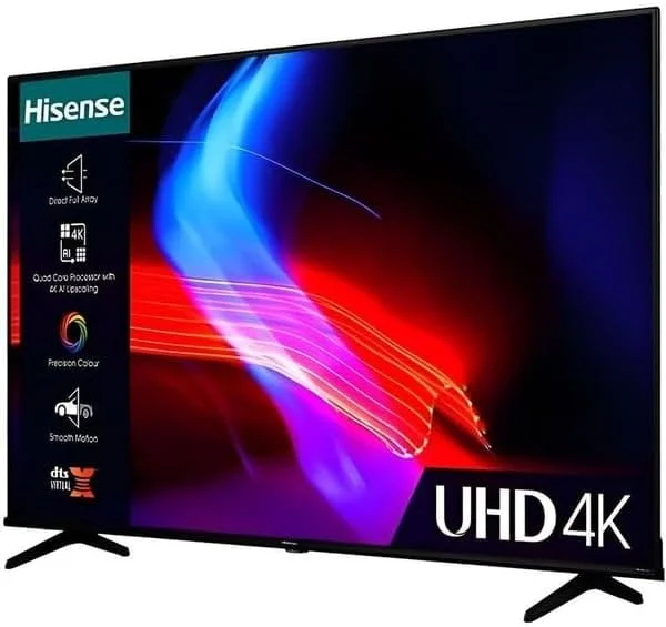 تلویزیون هوشمند هایسنس 55A62NS 4K UHD سایز 55 اینچ (مدل 2024)