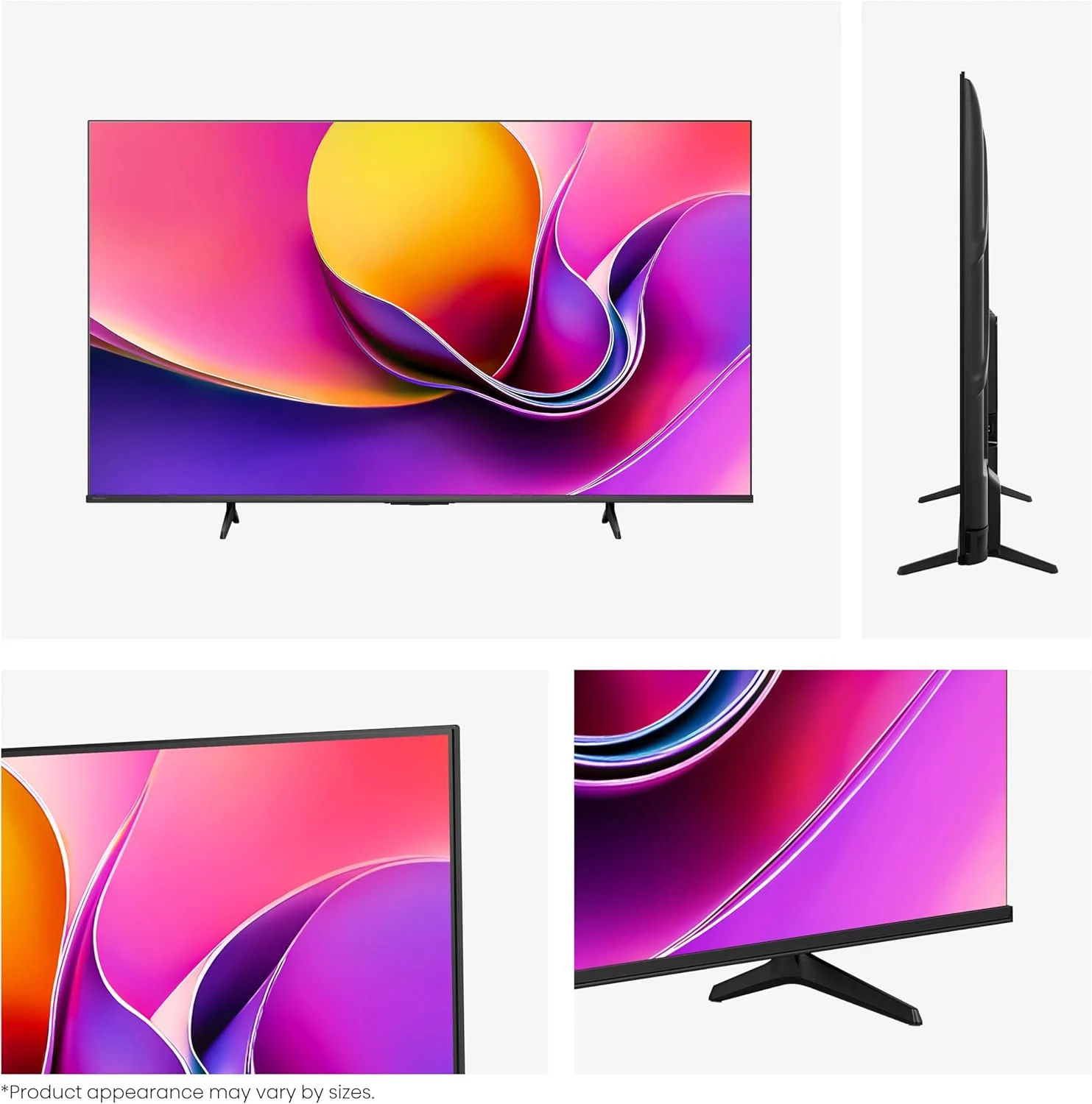 تلویزیون هوشمند 55 اینچ هایسنس UHD 4K مدل E6Q با Dolby Vision، ارتقاء دهنده AI 4K، گیمینگ در Dolby، حرکت روان با MEMC، AI Sports، اشتراک گذاری به تلویزیون، یوتیوب، نتفلیکس، دیزنی پلاس، شاهد مدل 55E6Q (نسخه 2025 امارات)