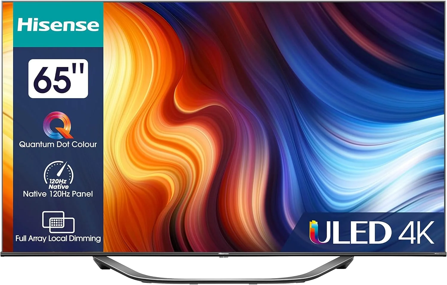 تلویزیون هوشمند هایسنس U6H (65 اینچ) 4K HDR10+ و Quantum Dot ULED با YouTube، Netflix، Prime Video VIDAA TV و VIDAA Voice (مدل جدید 2022)