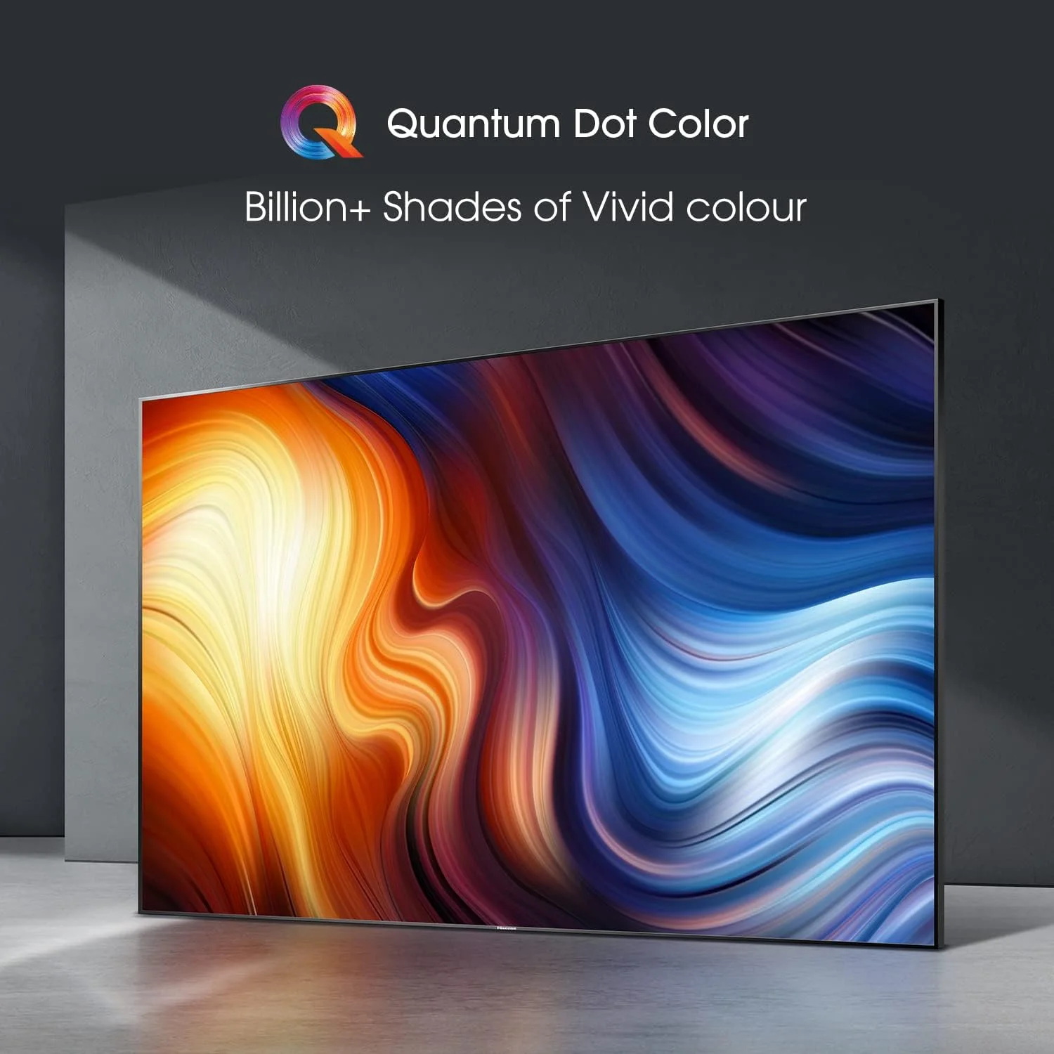 تلویزیون هوشمند هایسنس مدل Dimension 55U7HQ با صفحه نمایش 55 اینچ، فناوری Quantum Dot 4K HDR10+ Dolby Vision IQ ULED، نرخ نوسازی 120 هرتز و حالت Filmmaker، FreeSync (بازسازی شده)