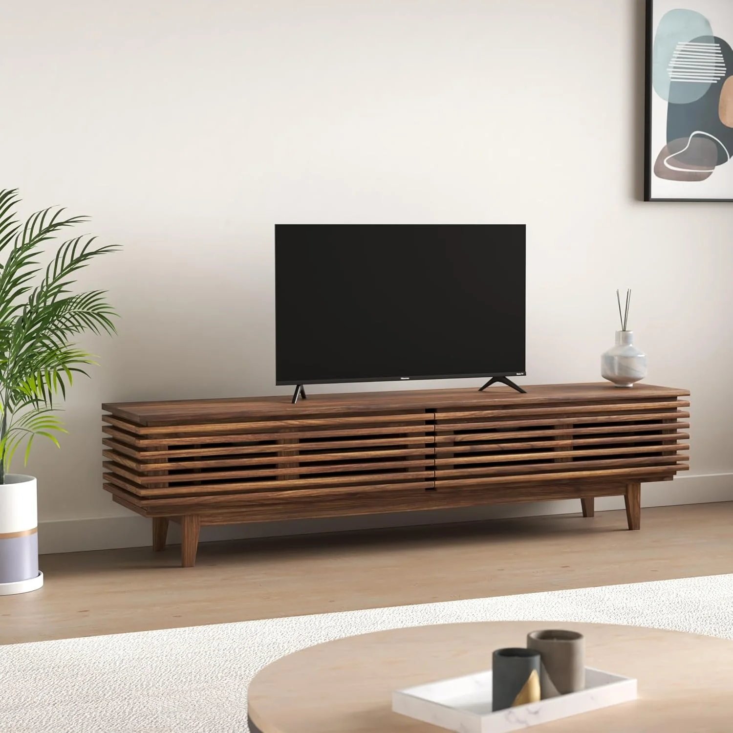 تلویزیون هوشمند ال ای دی 43 اینچی هایسنس سری H4 مدل 43H4G با دستیار گوگل و سازگاری با الکسا (مدل 2021، مشکی)