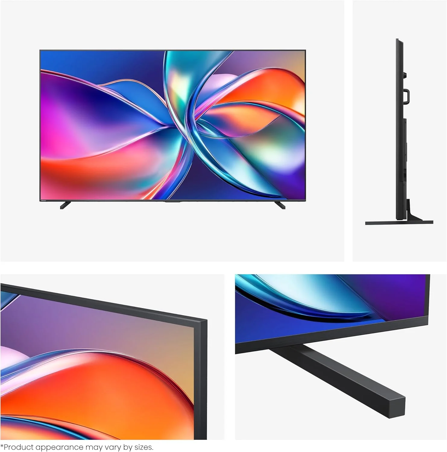 تلویزیون هوشمند 98 اینچ هایسنس QLED 144 هرتز مدل E7Q-Quantum Dot Colour، تصویر هوش مصنوعی، Dolby Vision، Dolby Atmos، اشتراک گذاری به تلویزیون، کنترل صوتی، حالت فیلمساز، یوتیوب، نتفلیکس، دیزنی پلاس 98E7Q (نسخه 2025 امارات)