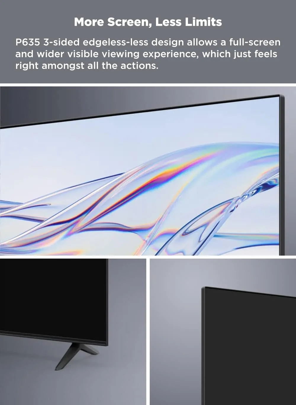 تلویزیون هوشمند تی سی ال 55 اینچ، 4K Ultra HD، تلویزیون گوگل، Dolby Audio HDR10 و Chromecast داخلی، طراحی بدون حاشیه - 55P637 تلویزیون هوشمند تی سی ال 55 اینچ، 4K Ultra HD، تلویزیون گوگل، Dolby Audio HDR10 و Chromecast داخلی، طراحی بدون حاشیه - 55P637