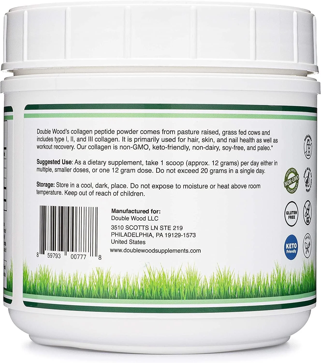 پودر پروتئین پپتیدهای کلاژن هیدرولیز شده - کتو - 480 میلی لیتر - چند نوع 1، 2 و 3 (منبع گاوی تغذیه شده با علف) برای زنان و مردان، بدون طعم - بدون کلوخه به همراه پیمانه پودر پروتئین پپتیدهای کلاژن هیدرولیز شده - کتو - 480 میلی لیتر - چند نوع 1، 2 و 3 (منبع گاوی تغذیه شده با علف) برای زنان و مردان، بدون طعم - بدون کلوخه به همراه پیمانه